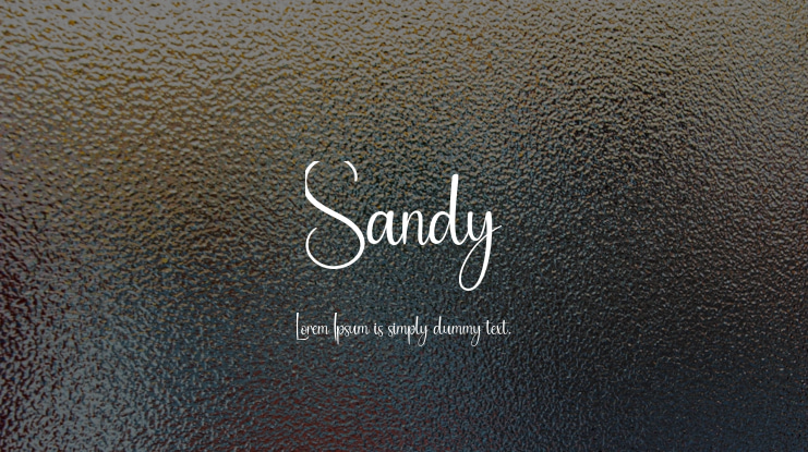 Sandy Font