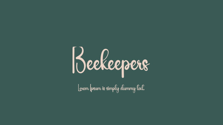 Beekeepers Font