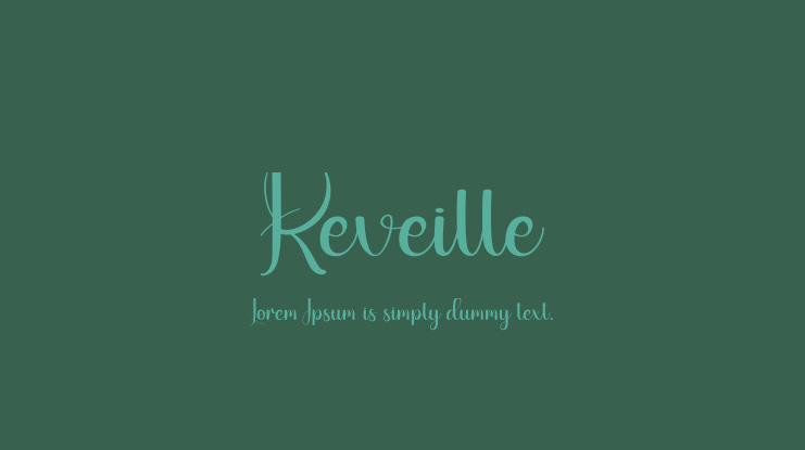 Reveille Font