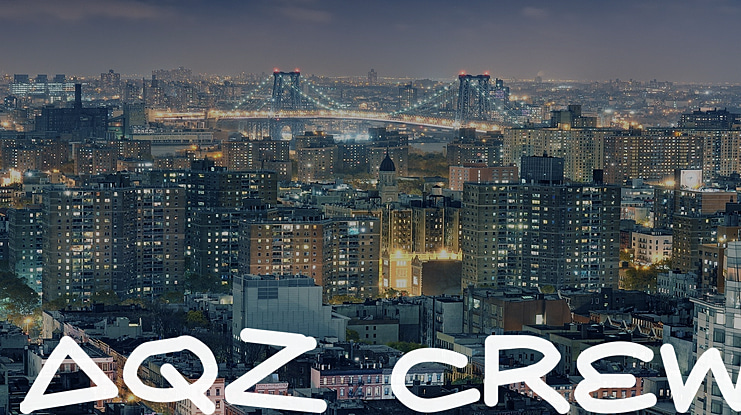 AQZ Crew Font