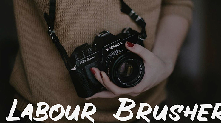 Labour Brusher Font