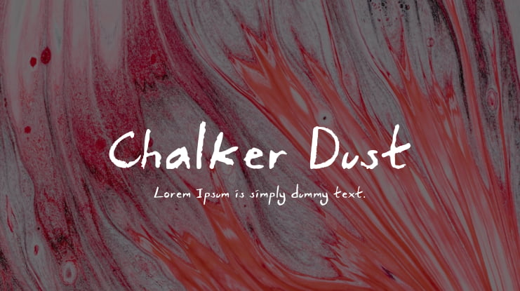 Chalker Dust Font