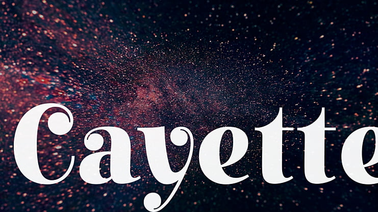 Cayette Font Family