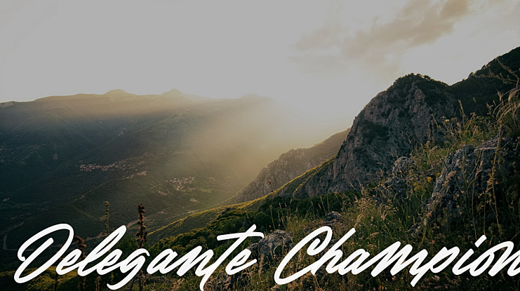 Delegante Champion Font