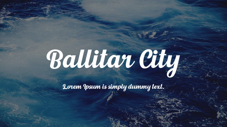 Ballitar City Font