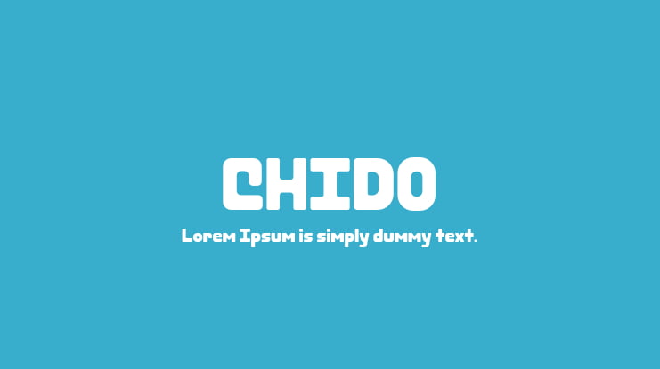 CHIDO Font