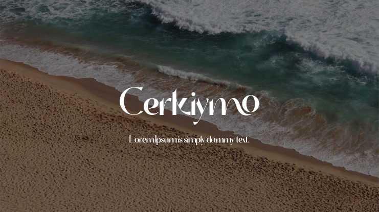 Cerkiymo Font