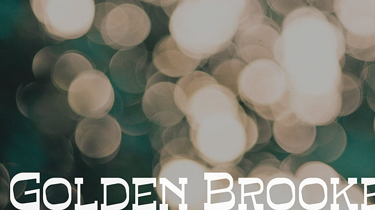 Golden Brooke Font