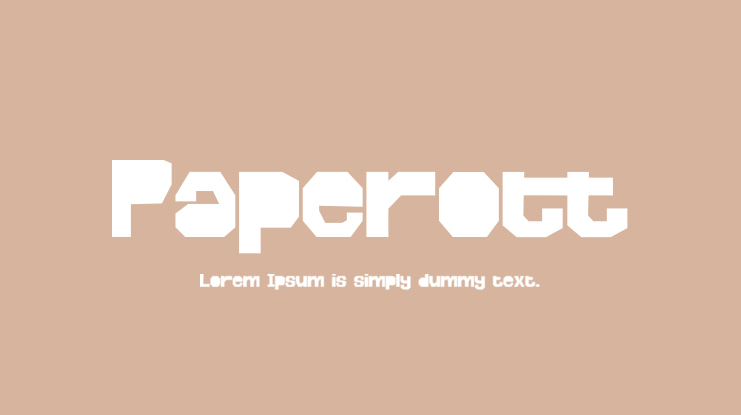 Paperott Font