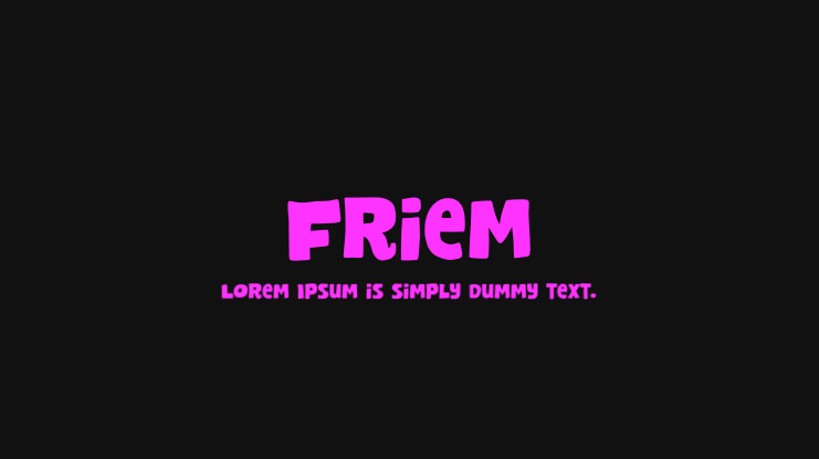 Friem Font Family