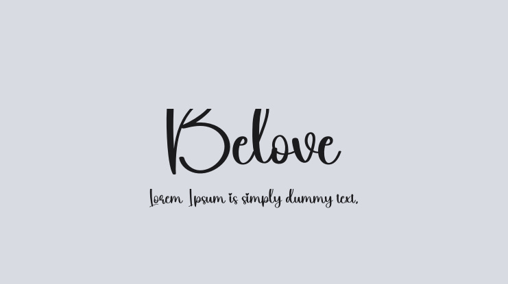 Belove Font