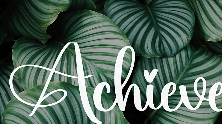 Achieve Font
