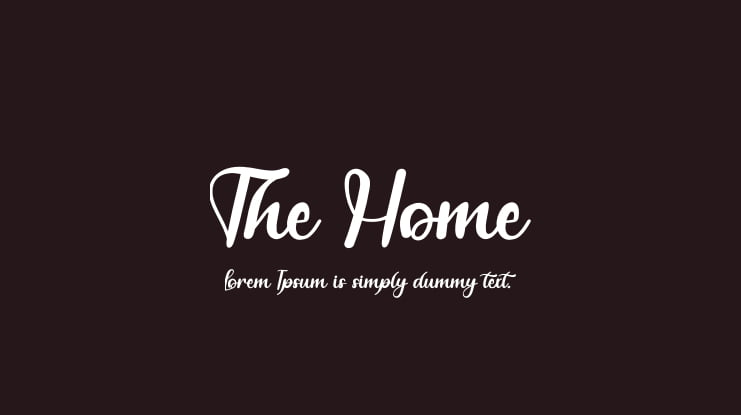 The Home Font