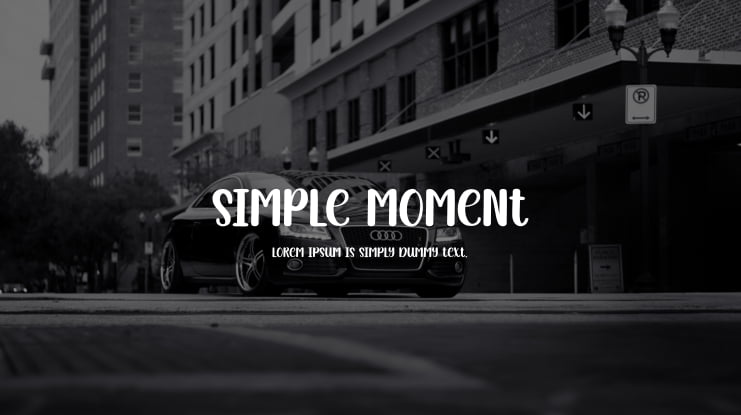 Simple Moment Font