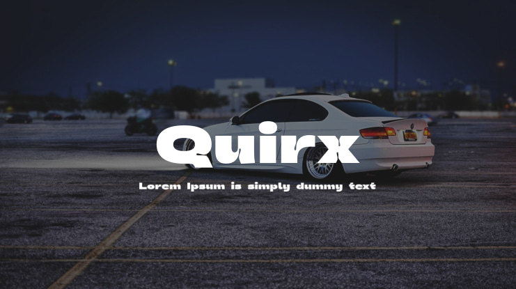 Quirx Font