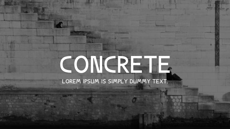 Concrete Font