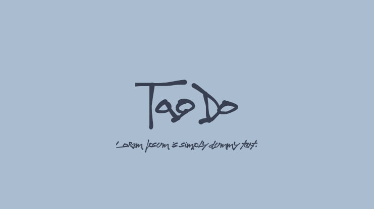 TagDo Font