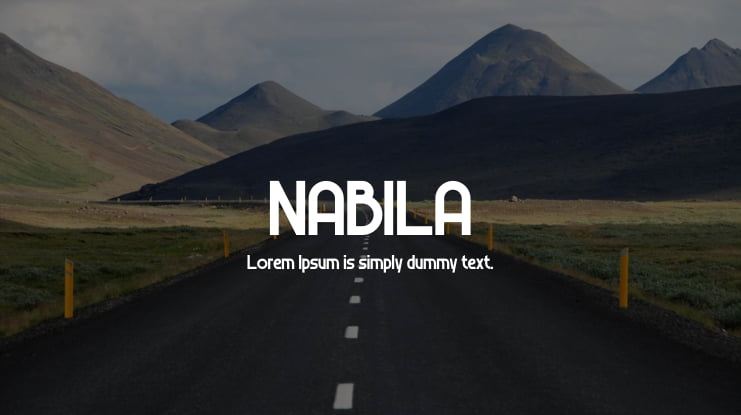 NABILA Font