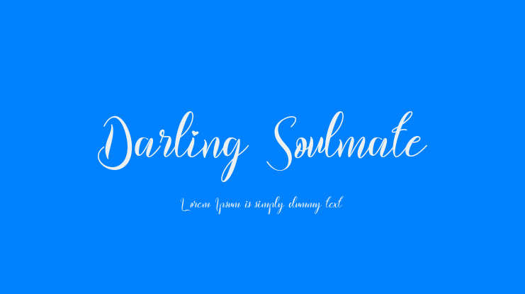 Darling Soulmate Font