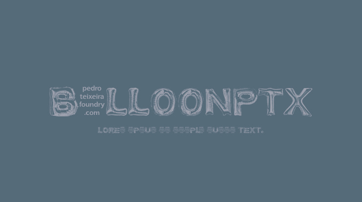 BalloonPTx Font Family