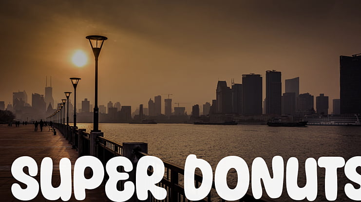 Super Donuts Font