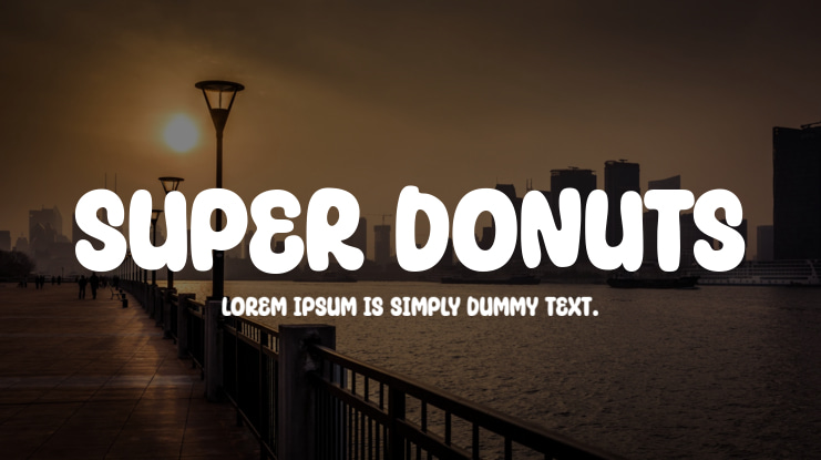 Super Donuts Font