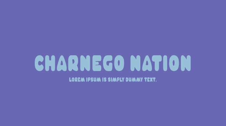 Charnego Nation Font