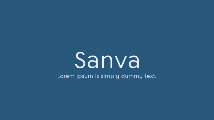 Sanva Font