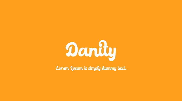 Danity Font