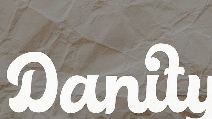 Danity Font