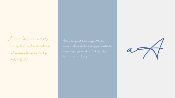 Amilly Signature Font