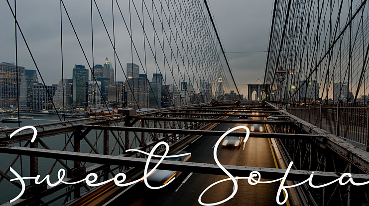 Sweet  Sofia Font