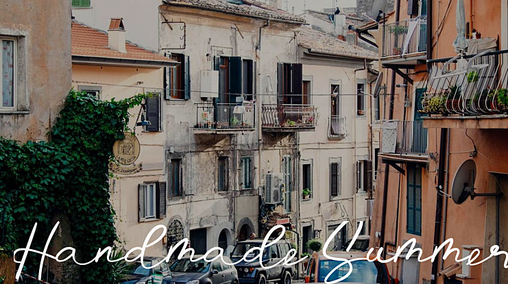 Handmade Summer Font