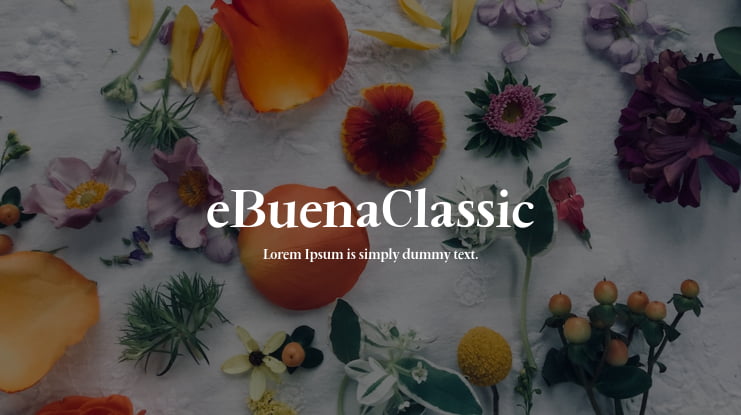 eBuenaClassic Font