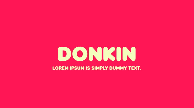 Donkin Font
