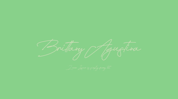 BrittanyAgustina Font