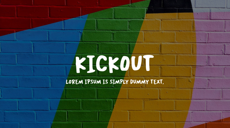 Kickout Font