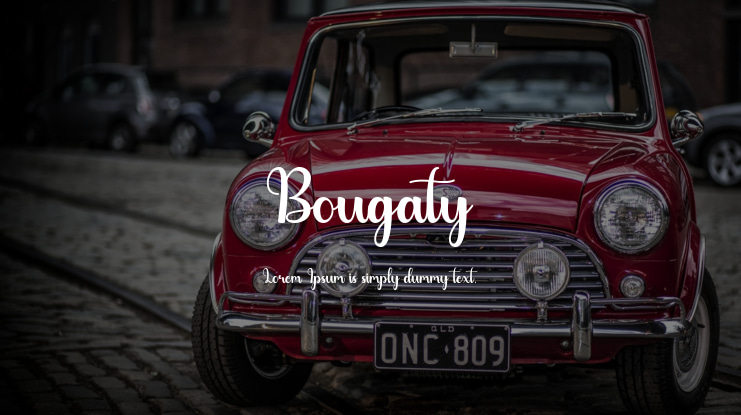 Bougaty Font
