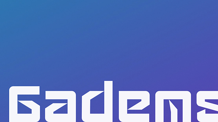 Gadems Font
