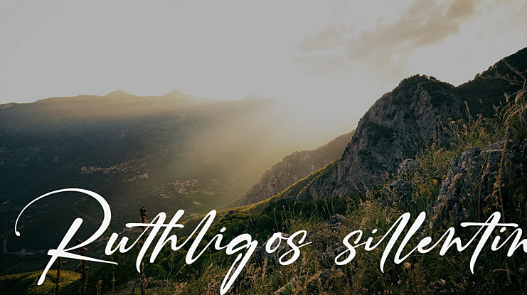 Ruthligos sillentin Font