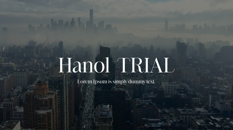 Hanol_TRIAL Font Family
