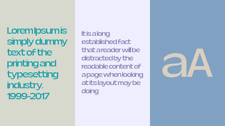 T1 Zirbal Trial Font Family