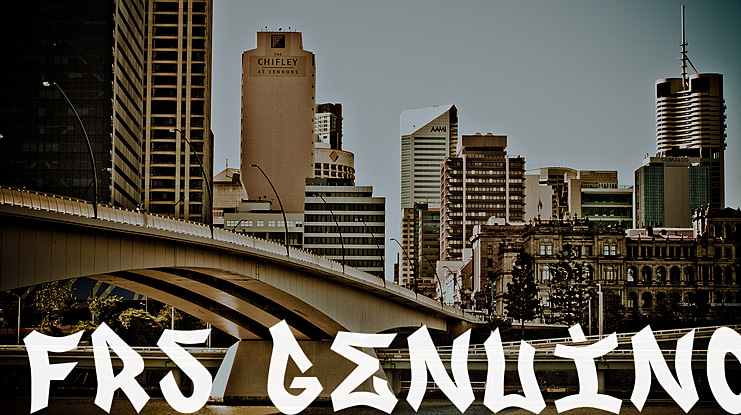 FRS Genuino Font