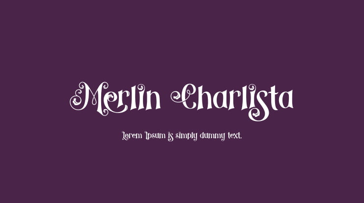 Merlin Charlista Font