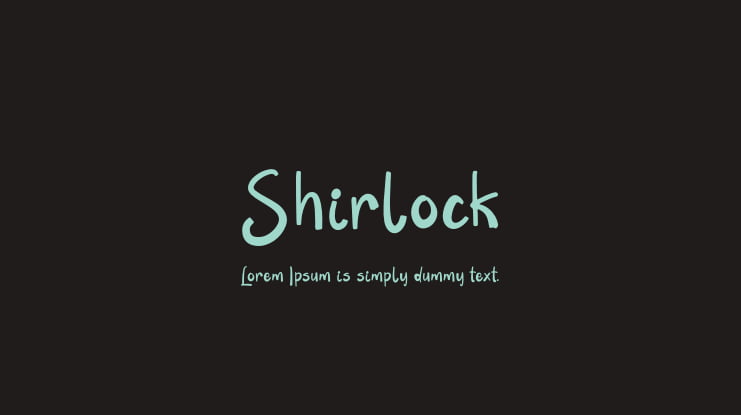 Shirlock Font