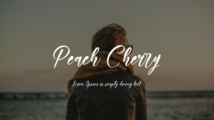 Peach Cherry Font