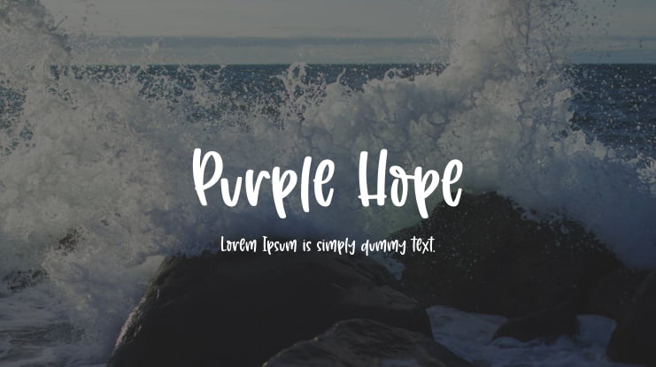 Purple Hope Font