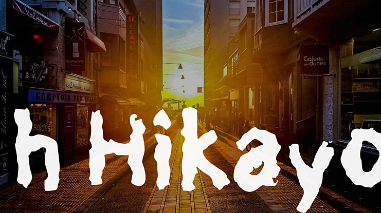 h Hikayo Font