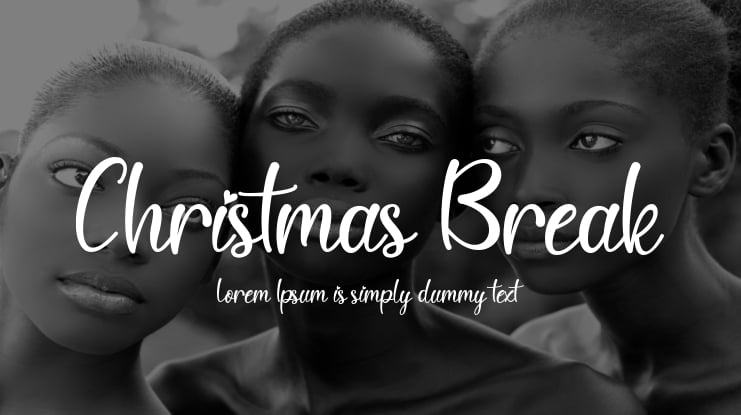 Christmas Break Font