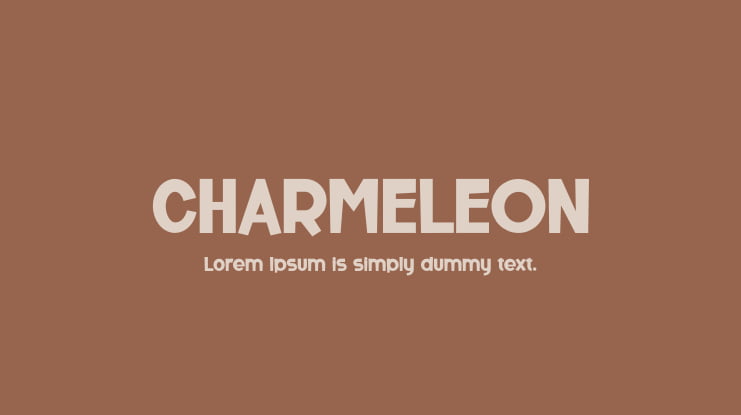 CHARMELEON Font